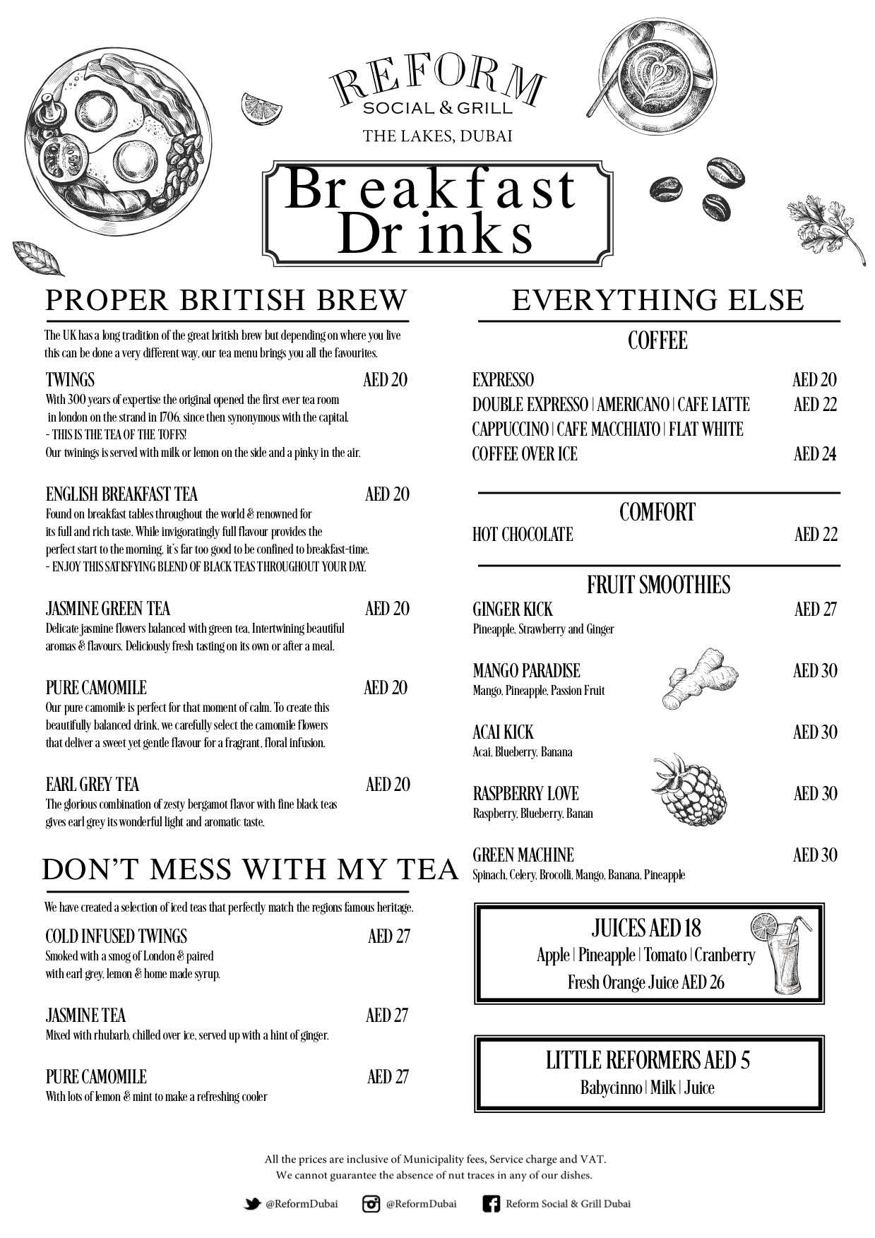 journey social breakfast menu